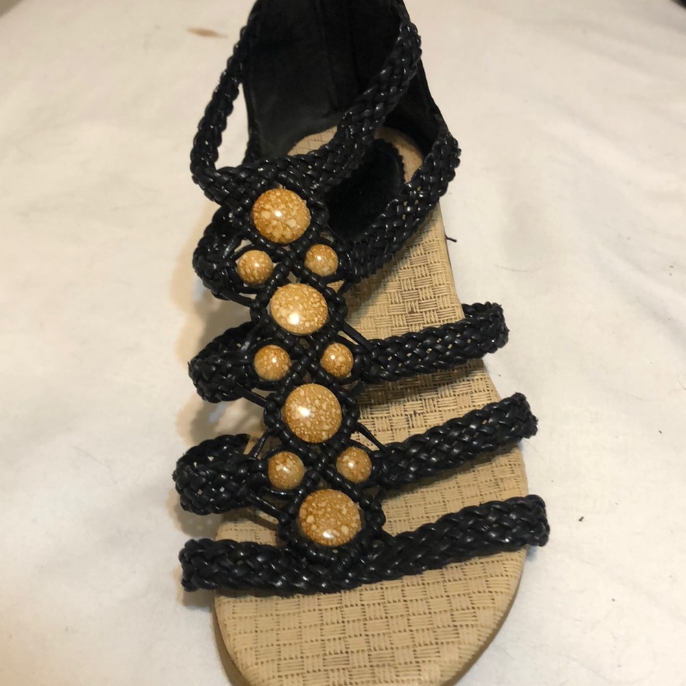 wedged sandals